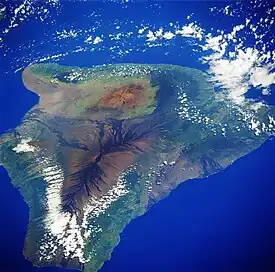 Las islas de Hawái son volcanes de punto caliente.