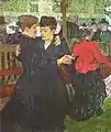 Deux femmes dansant au Moulin-Rouge de Henri de Toulouse-Lautrec (1892).