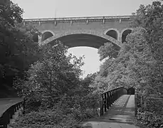 Puente de Henry Avenue sobre Wissahickon Creek, Filadelfia (1930-1932)