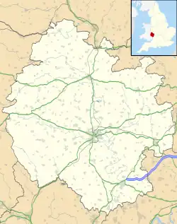 Ewyas Harold ubicada en Herefordshire