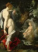 La ninfa Salmacis y Hermafrodito (Kunsthistorisches Museum, Viena)