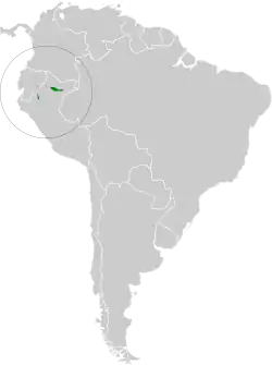 Distribución geográfica del tiluchí antiguo.