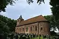 Iglesia reformada de Westergeest, construida en estilo románico en el siglo XIII.