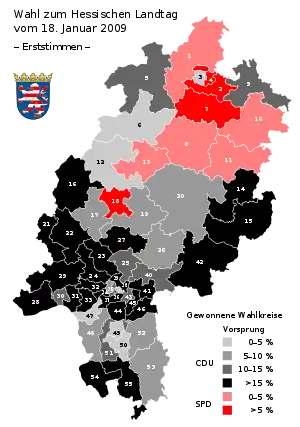 Elecciones estatales de Hesse de 2009