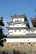 Vista desde el lado sur de la torre Nishi-kotenshu.