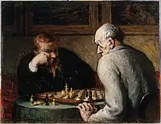 Los jugadores de ajedrez, 1863, Museo del Petit Palais.