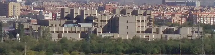 Hospital Universitario de Getafe visto desde el Cerro Buenavista