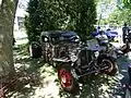 Un rat rod durante la exposición Voitures Anciennes de Granby