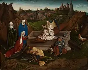 Las tres Marías ante el sepulcro de Cristo, de Hubert van Eyck