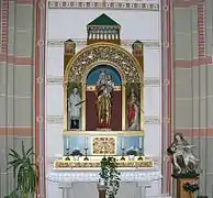 Altar in der Pfarrkirche St. Martin in Hundersingen