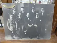 Fotografía del «Conversatorio universitario» de 1919.