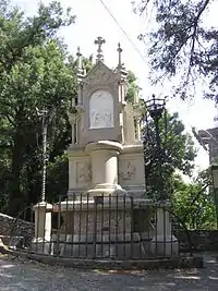 La Anunciación, Primer Misterio de Gozo del Rosario Monumental de Montserrat (1896).