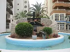 Fuente con molino