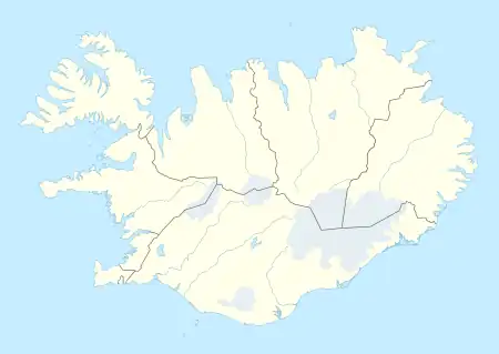Tálknafjörður ubicada en Islandia