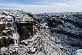 Escaladores de hielo en la cascada de Kinder