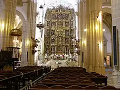 Retablo mayor de Santa María Coronada (Medina Sidonia), de Roque Balduque.