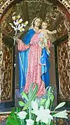 Talla de la Virgen del Rosario