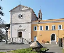 Iglesia de San Pietro in Montorio, y Academia a la derecha.