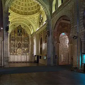 Interior, capilla mayor.