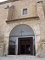 Puerta principal de la iglesia.