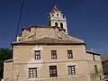 Vista trasera de la iglesia de la Asunción.