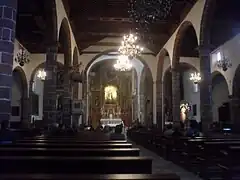 Interior y naves de la Iglesia de la Concepción.