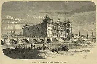 Estampa de san Marcos en el siglo XIX