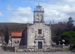 Iglesia de la parroquia de Lousame