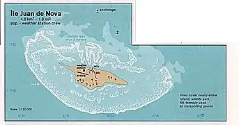 Mapa de Juan de Nova.