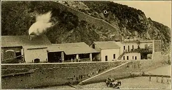 Mina de San Julio, Pachuca en 1910.