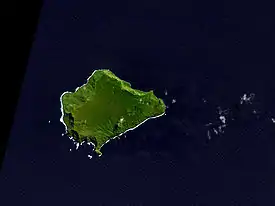 Imagen de satélite de la Isla Inaccesible.