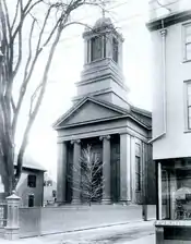Iglesia Congregacional, Salem (1825). Foto de 1890.
