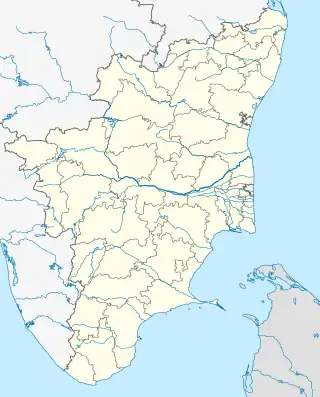 Tiruchirappalli ubicada en Tamil Nadu