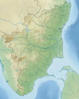 Río Vaigai ubicada en Tamil Nadu