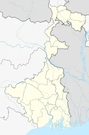 Burdwan ubicada en Bengala Occidental