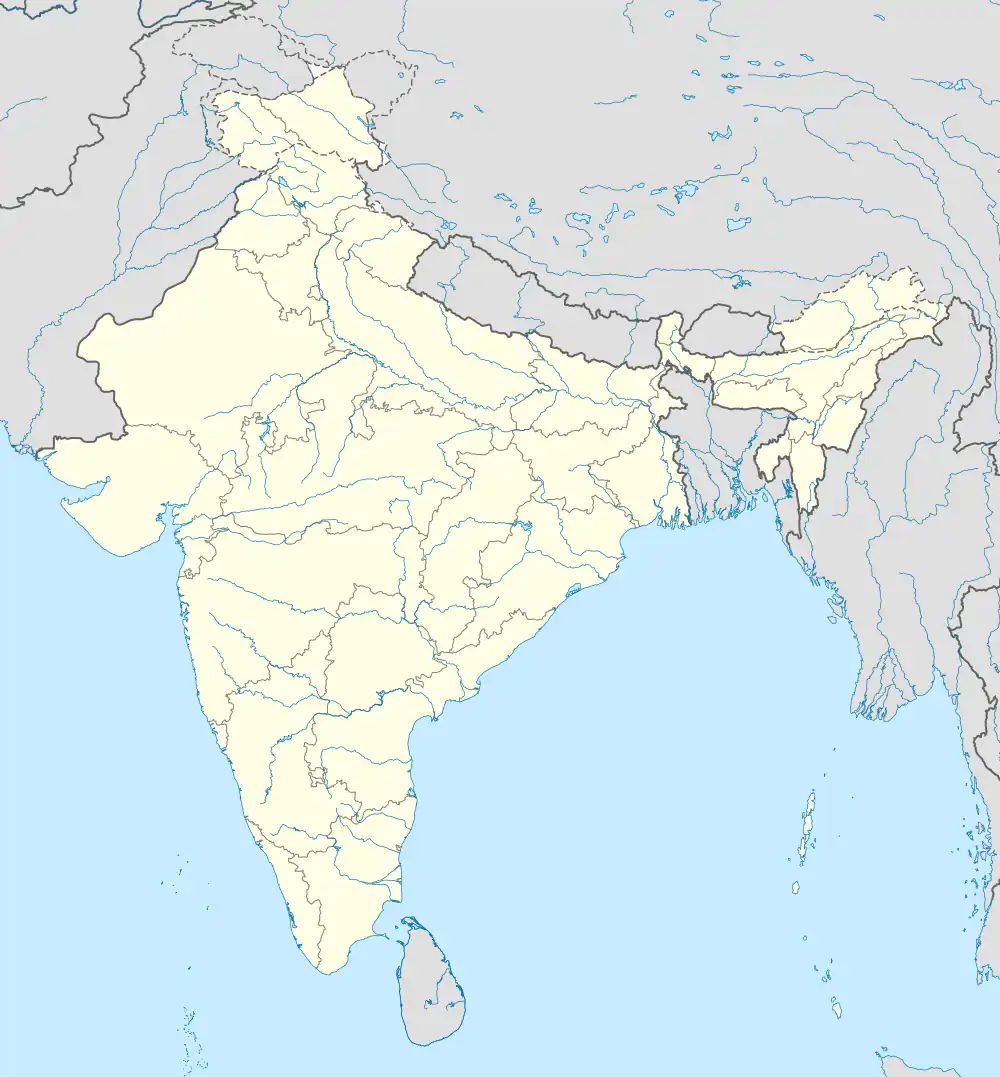 Benarés ubicada en India