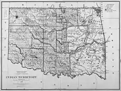 Mapa del Territorio Indio (1885)