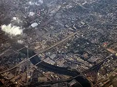 Vista aérea de Indianapolis