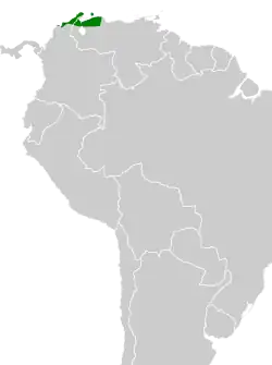 Distribución geográfica del piojito picofino.