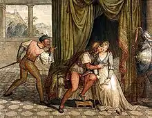 Joseph Anton Koch, Paolo y Francesca sorprendidos por Gianciotto, 1805-10