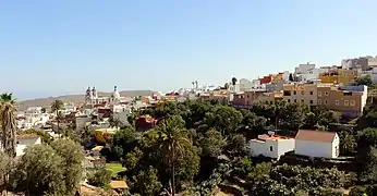 Panorámica del casco antiguo vista desde el barrio de El Sequero