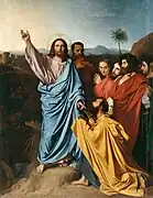 Cristo entregando las llaves a San Pedro, de Ingres