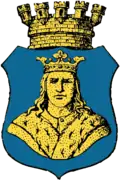 Antigua versión del escudo de Estocolmo.