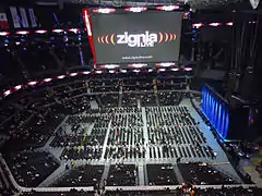 Vista del interior de la Arena.