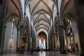 Interior de Santa Maria Novella (1279-1420) (Florencia)