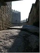 Interior del Castillo de Guimarães.