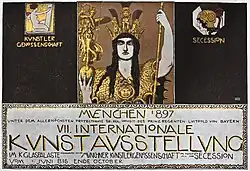 Cartel de la Secesión de Múnich.