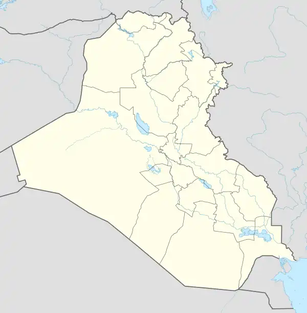 Kerbala ubicada en Irak