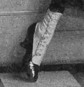 Zapato de Irene Castle, 1917.
