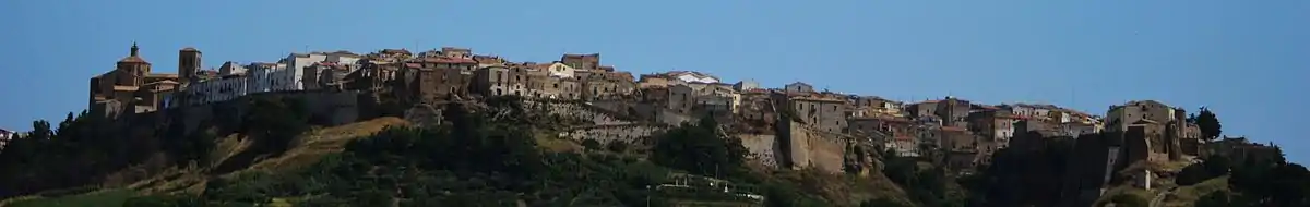 Panorama del centro storico di Irsina (MT)